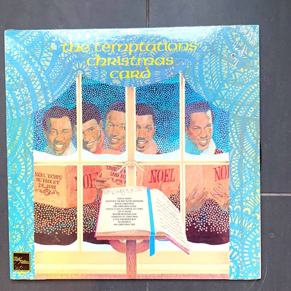 LP vintage The Temptations “Christmas Card”